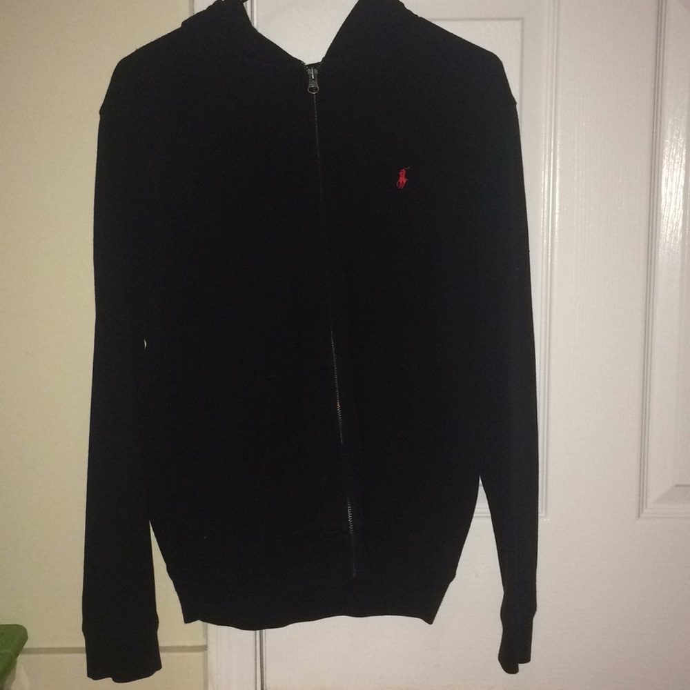 Polo black hoodie